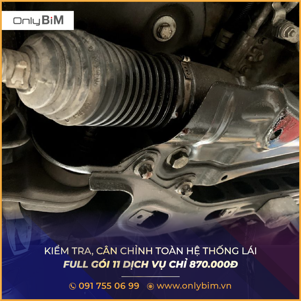 Onlybim.vn - Kiểm tra tổng quát hệ thống lái BMW sau dịch
